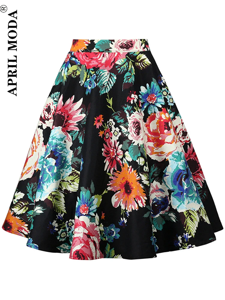 Women'S Fashion In The 50S - 2024 Frauen lässig eine Linie Swing