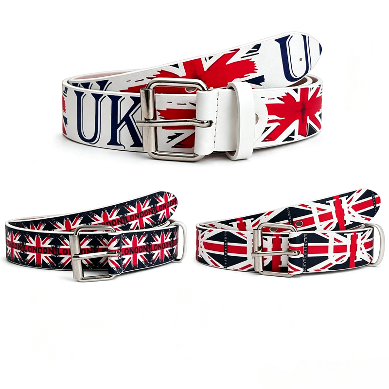 Women Fashion Uk - UK Union Jack Flaggen-Print Gürtel Y2K