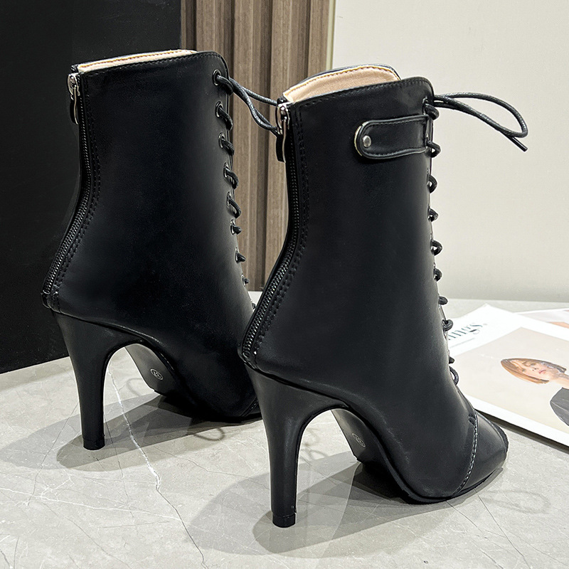 Women'S Fashion Boots - Neue Baotou-Sandalen für Damen, schwarze, lange,