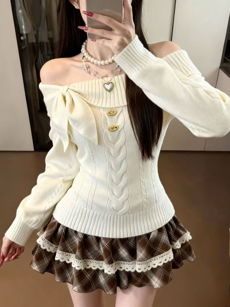 Women'S Fashion Knitwear - Kawaii Japanischer Stil 2-Teiliges Set für