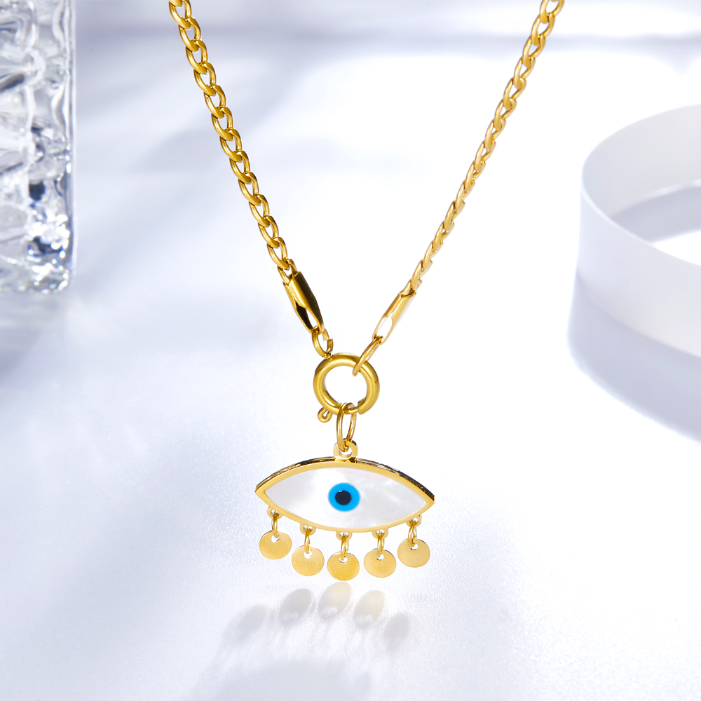 Women'S Fashion Show 2022 - LUXUKISSKIDS Blau Augen Charme Halsband Für