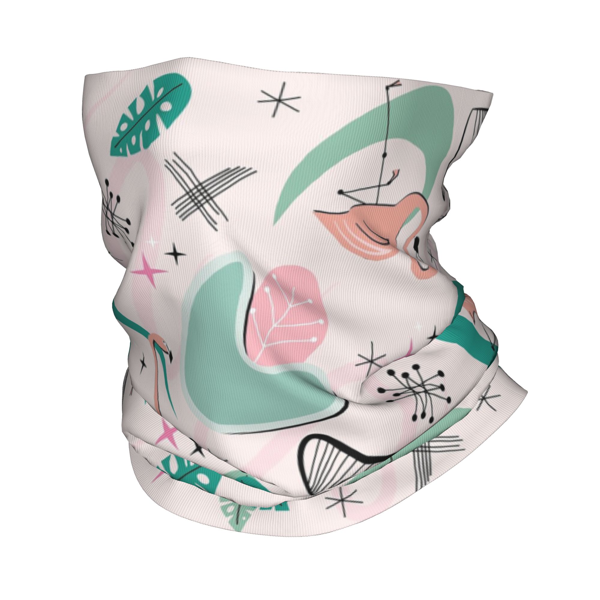 Women'S Fashion In The 50S - Atomic 50s Flamingo Bandana Halstuch, bedruckter