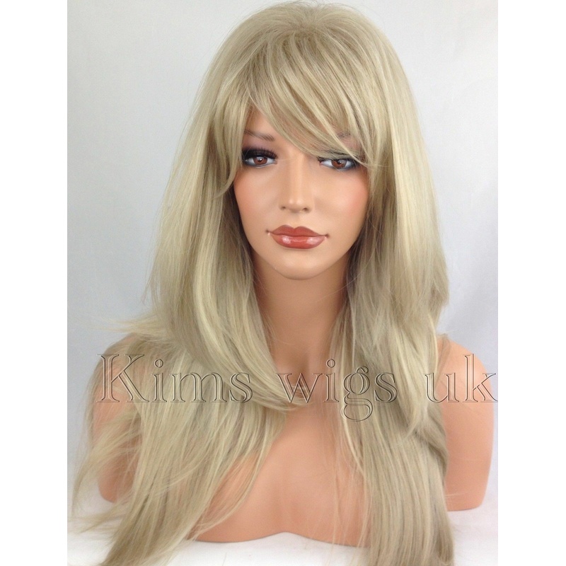 Women Fashion Uk - Blonde, lange, hitzebeständige Damen-Perücke, modisch, UK-Verkäufer