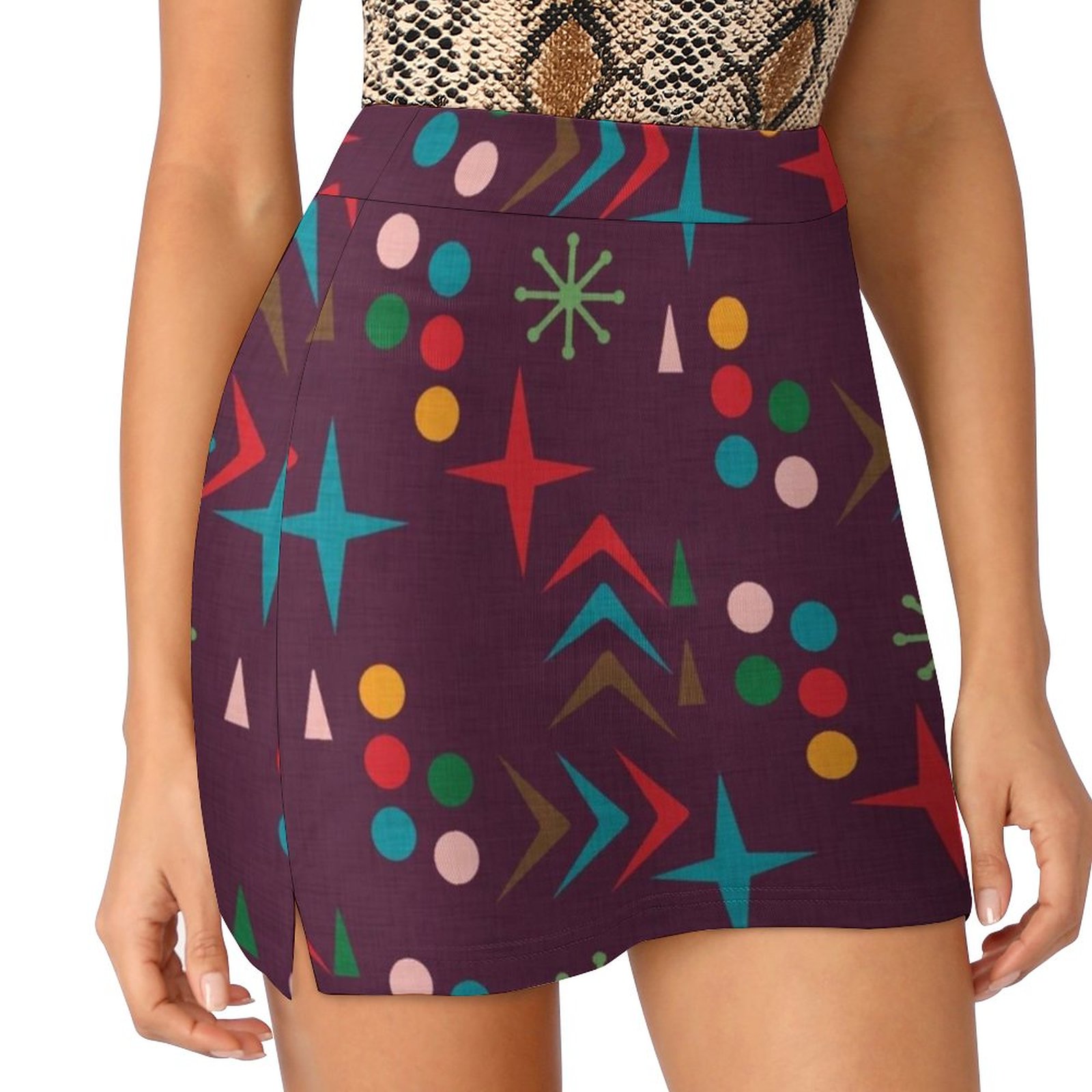 Women'S Fashion In The 50S - Atommuster Lila Mid Century Modern #