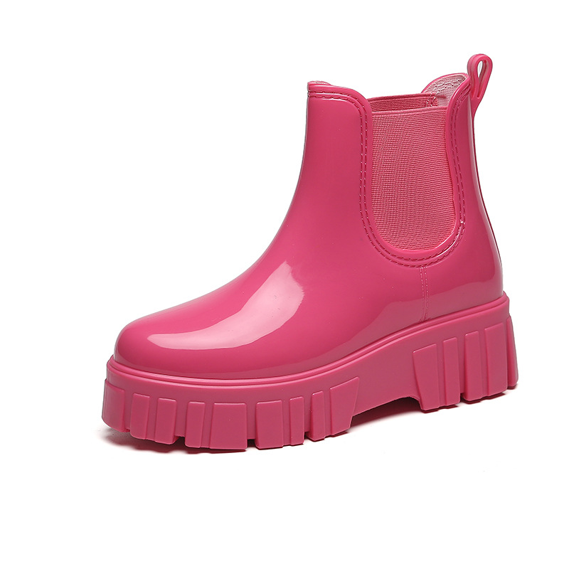 Women'S Fashion Rain Boots - Plattform Regen Stiefel Frauen Garten Galoschen