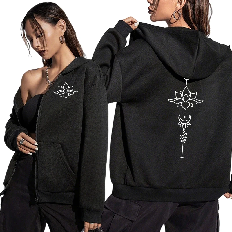 Women'S Fashion Zip Up Hoodies - 2026 Neuankömmling Damen-Reißverschlussjacke Herbst Winter Tägliche