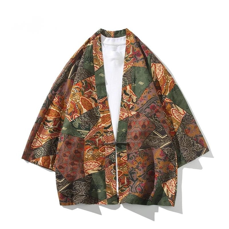 Women Fashion Blouse - Ethnischer Stil Bedruckter Yukata für Männer