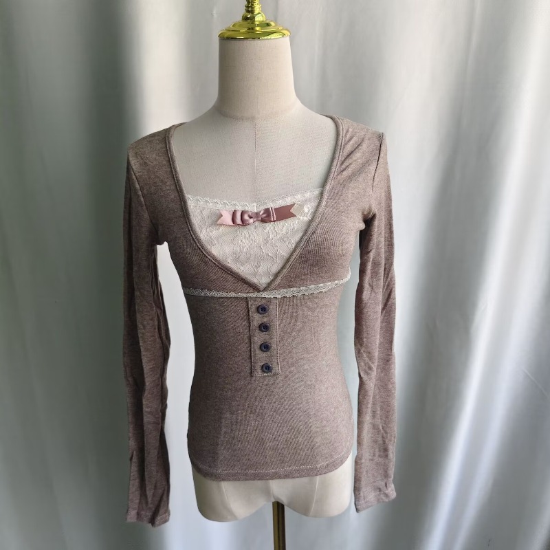 Ezgaga T Shirts Frauen Spitze  – Women Fashion Blouse Bewertung und Preis