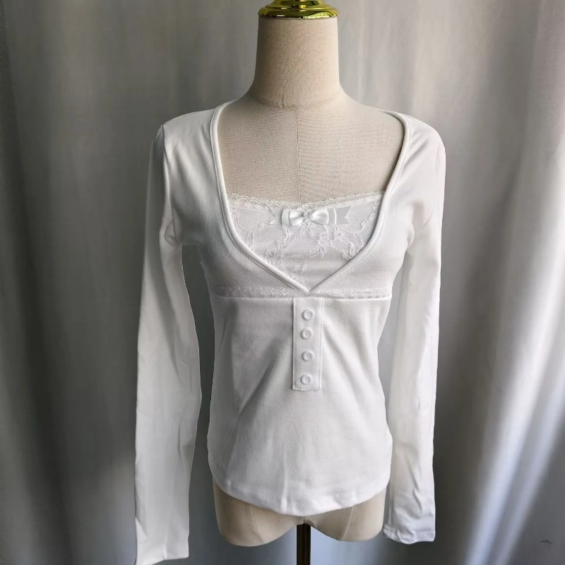 Ezgaga T Shirts Frauen Spitze  – Women Fashion Blouse Bewertung und Preis
