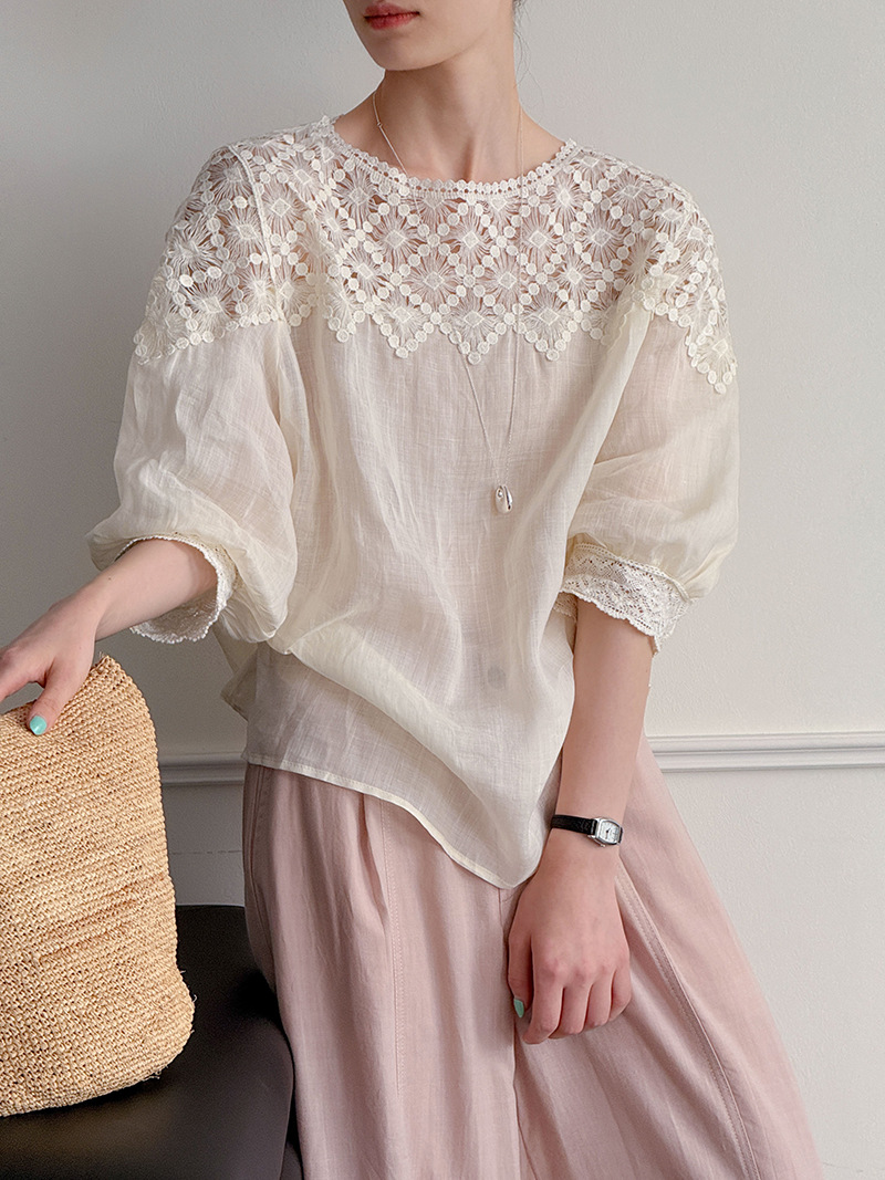 2026 Damen Sommer 100% Leinen  – Women Fashion Blouse Bewertung und Preis