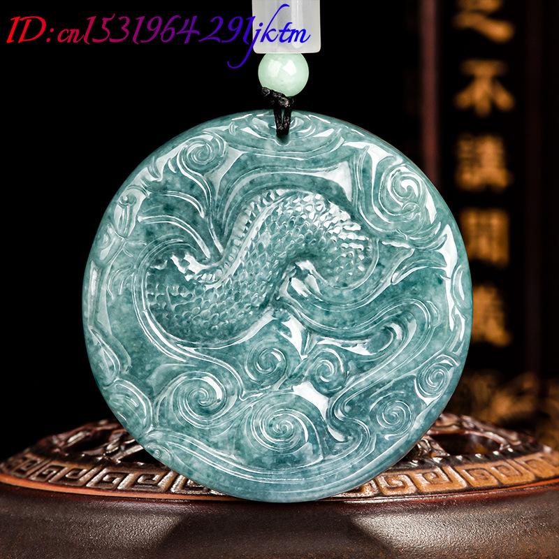 Burmesische Jadeit-Drachen-Anh – Women Fashion Necklace Bewertung und Preis
