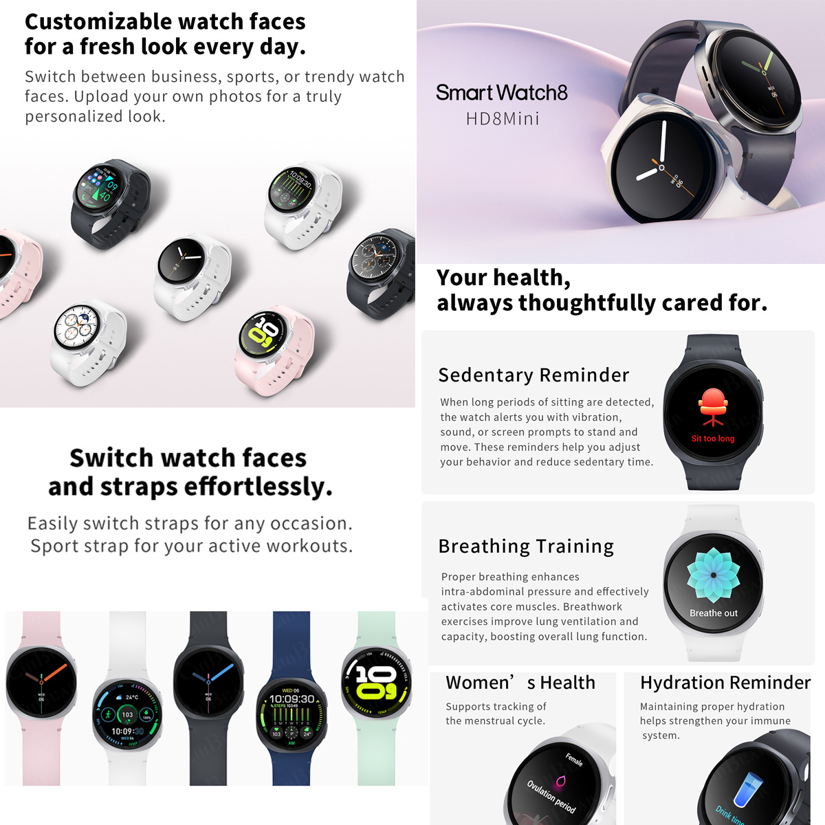 2026 Neue Smartwatches 8 Mini  – Women Fashion Zone Bewertung und Preis