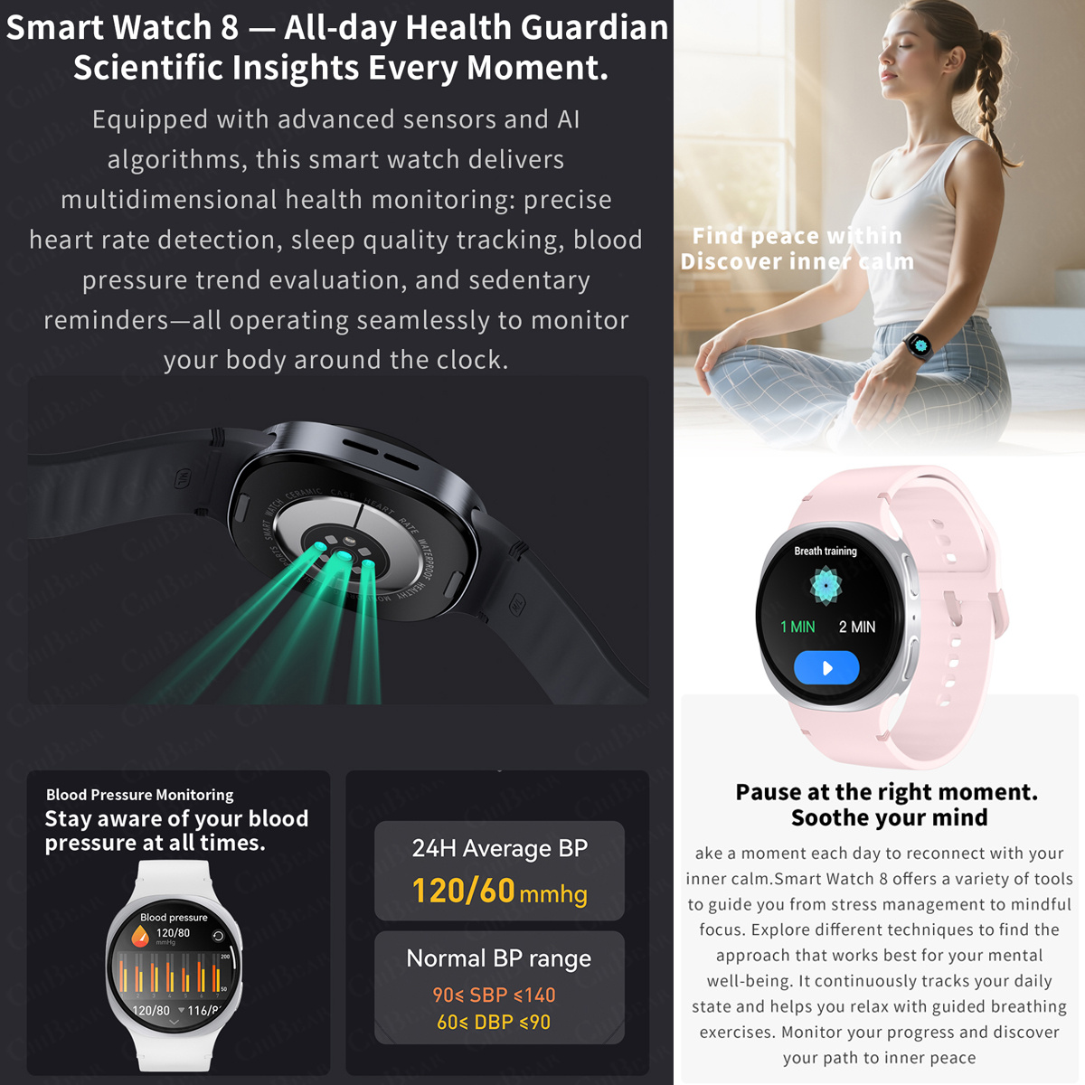 2026 Neue Smartwatches 8 Mini  – Women Fashion Zone Bewertung und Preis
