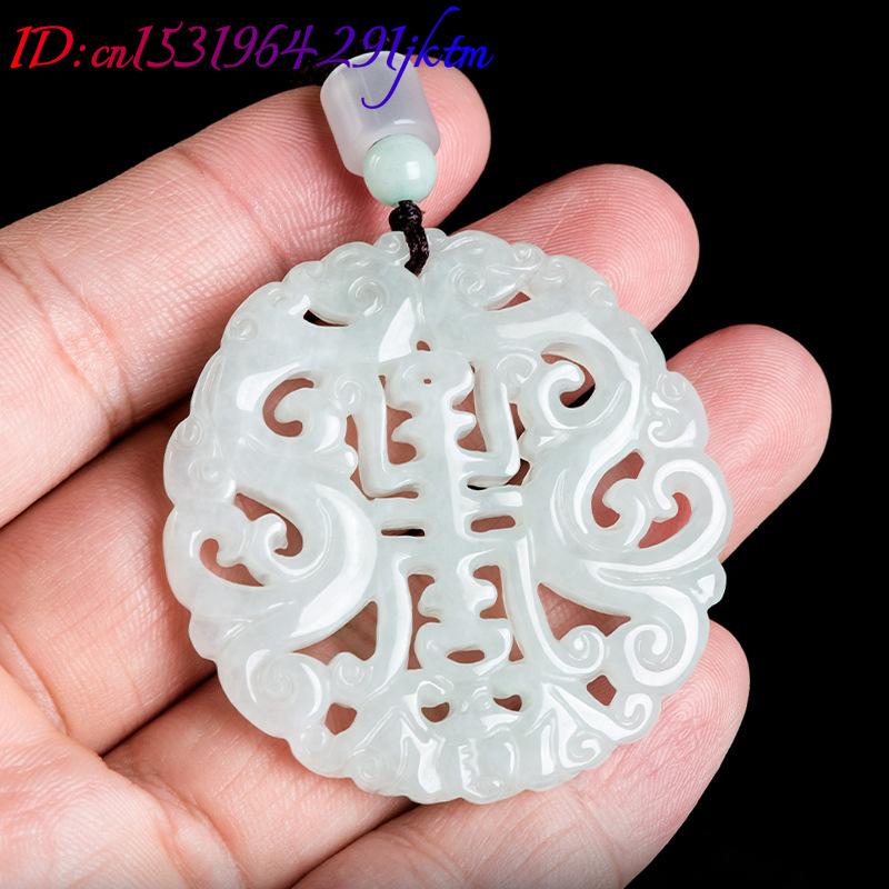 Burmesische Jadeit-Drachen-Anh – Women Fashion Necklace Bewertung und Preis