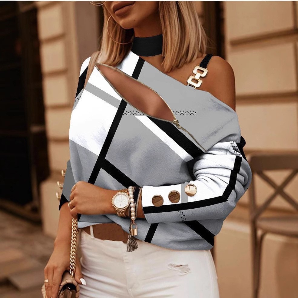 Damen Off-Shoulder Bluse mit K – Women Fashion Blouse Bewertung und Preis