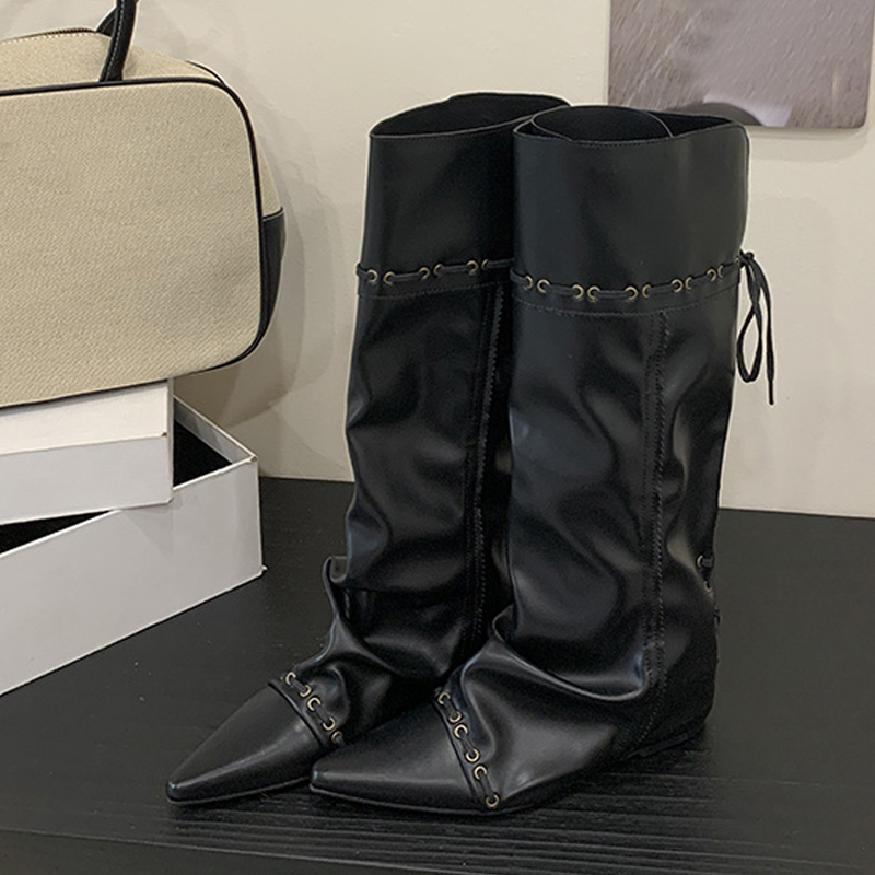 Liyke Mode-Design Kordel Spitz – Winter Fashion Women Boots Bewertung und Preis