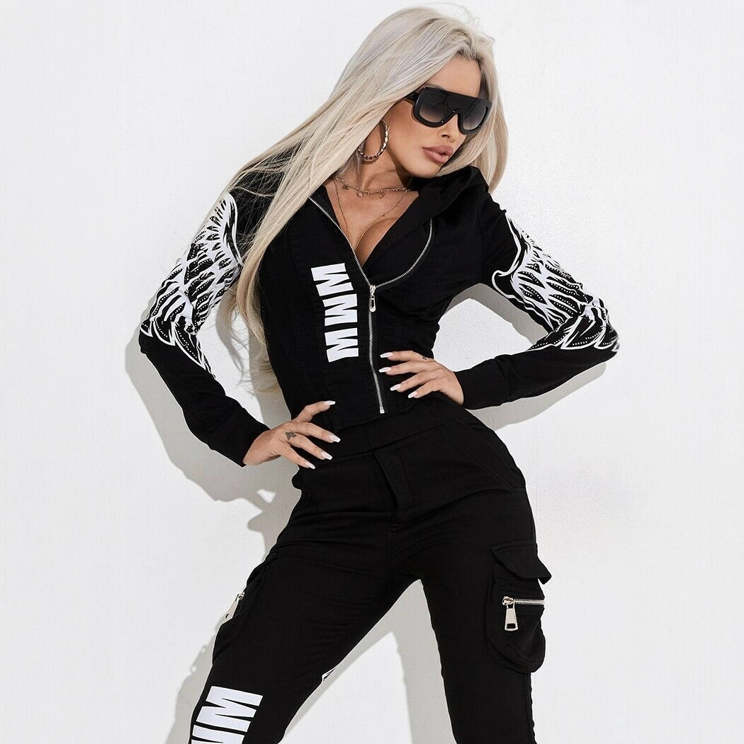 Modischer Trainingsanzug für D – Women'S Fashion Zip Up Hoodies Bewertung und Preis