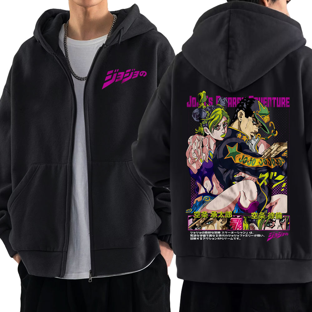 Anime Jojo Bizarre Adventure Z – Women'S Fashion Zip Up Hoodies Bewertung und Preis