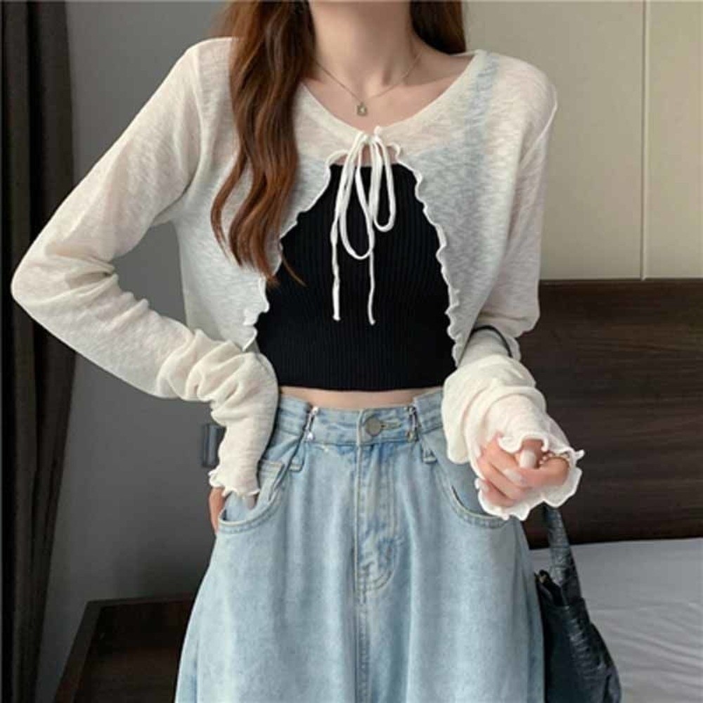 Modische Dünne Sonnenschutz-St – Women'S Fashion Knitwear Bewertung und Preis