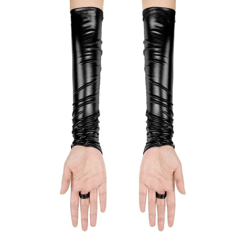 Fingerloses Design Damen-Latex – Women Fashion Gloves Bewertung und Preis