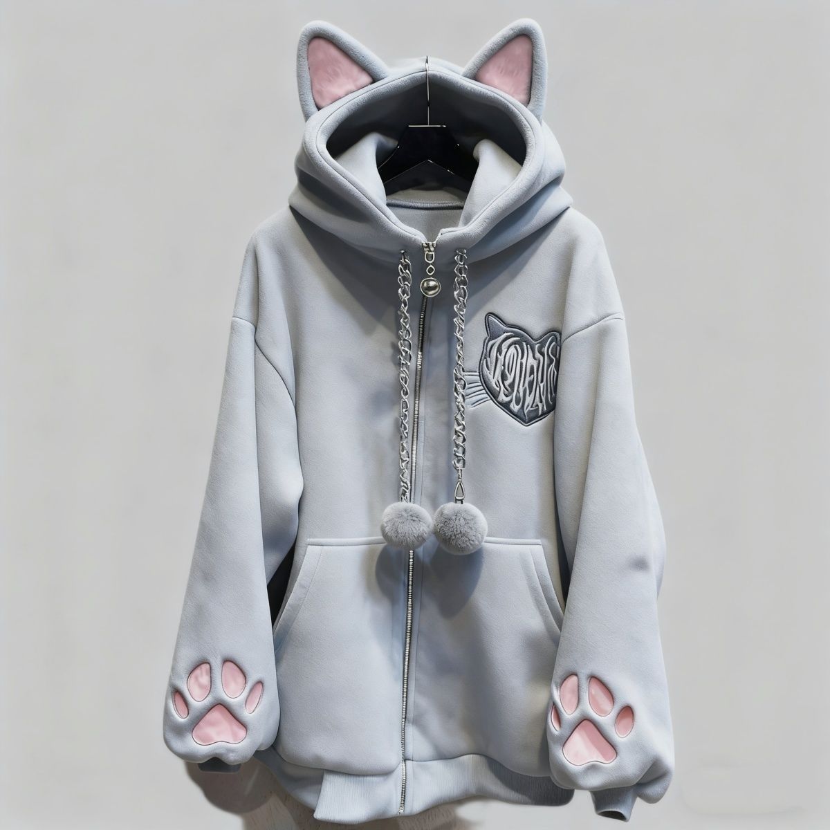 Harajuku Punk Gothic Anime-ins – Women'S Fashion Zip Up Hoodies Bewertung und Preis