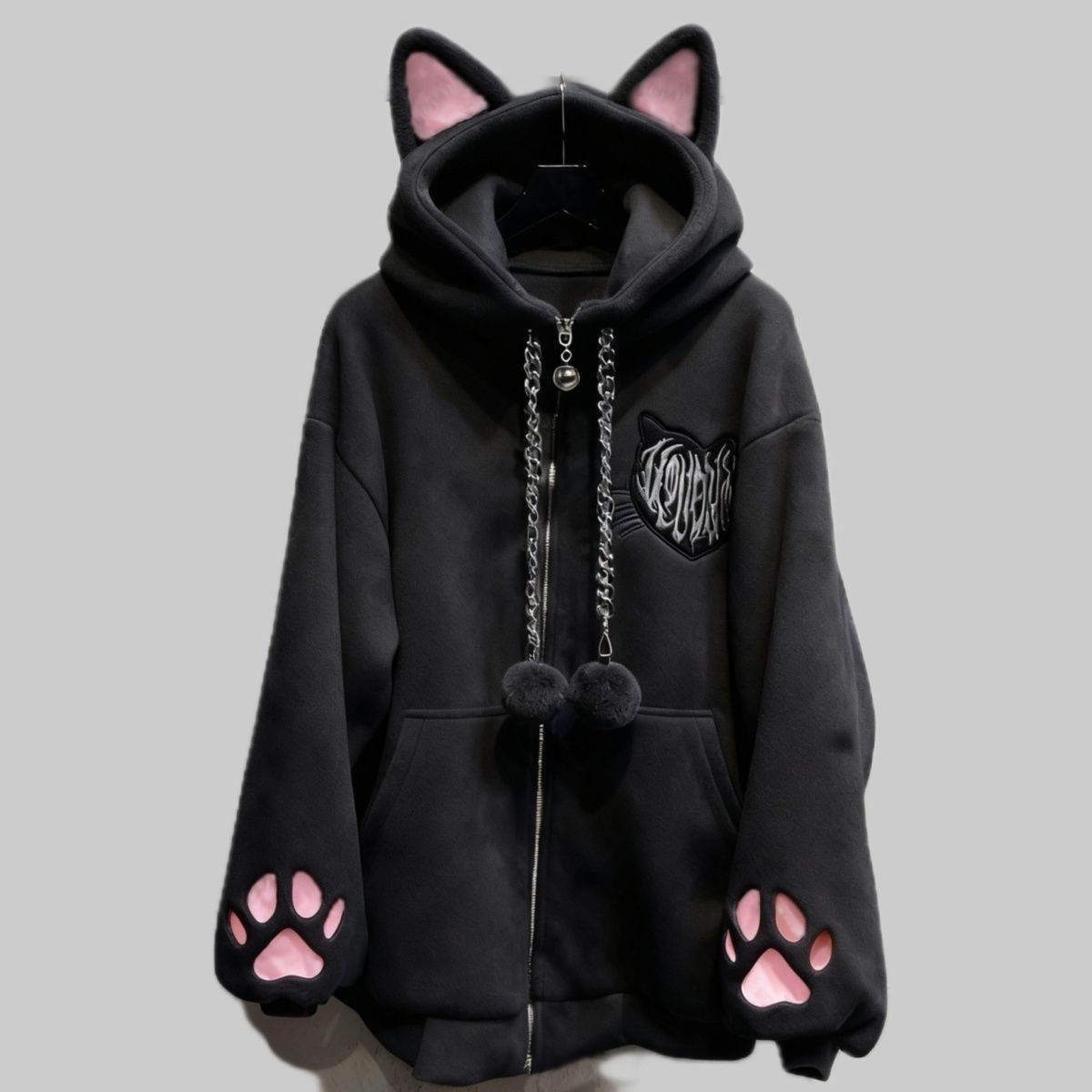 Harajuku Punk Gothic Anime-ins – Women'S Fashion Zip Up Hoodies Bewertung und Preis