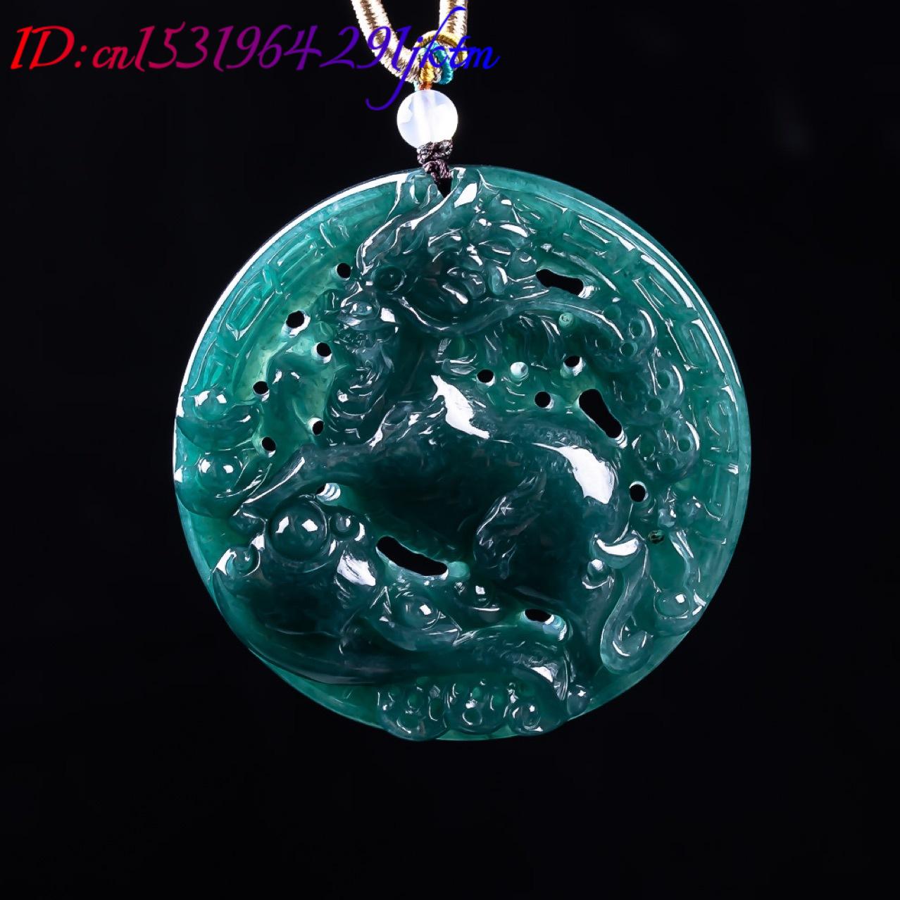 Burmesischer Jadeit-Drachenanh – Women Fashion Necklace Bewertung und Preis