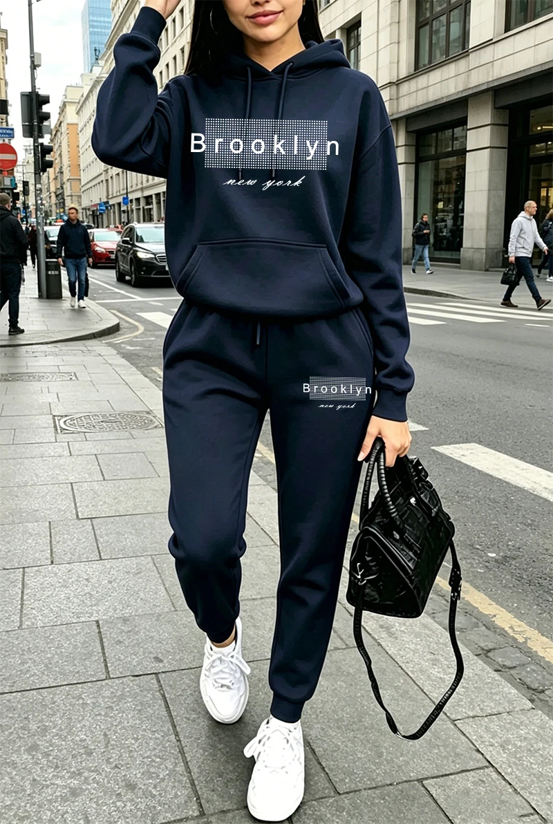 Damen-Trainingsanzug mit Aufdr – Women'S Fashion Sweatshirts Bewertung und Preis