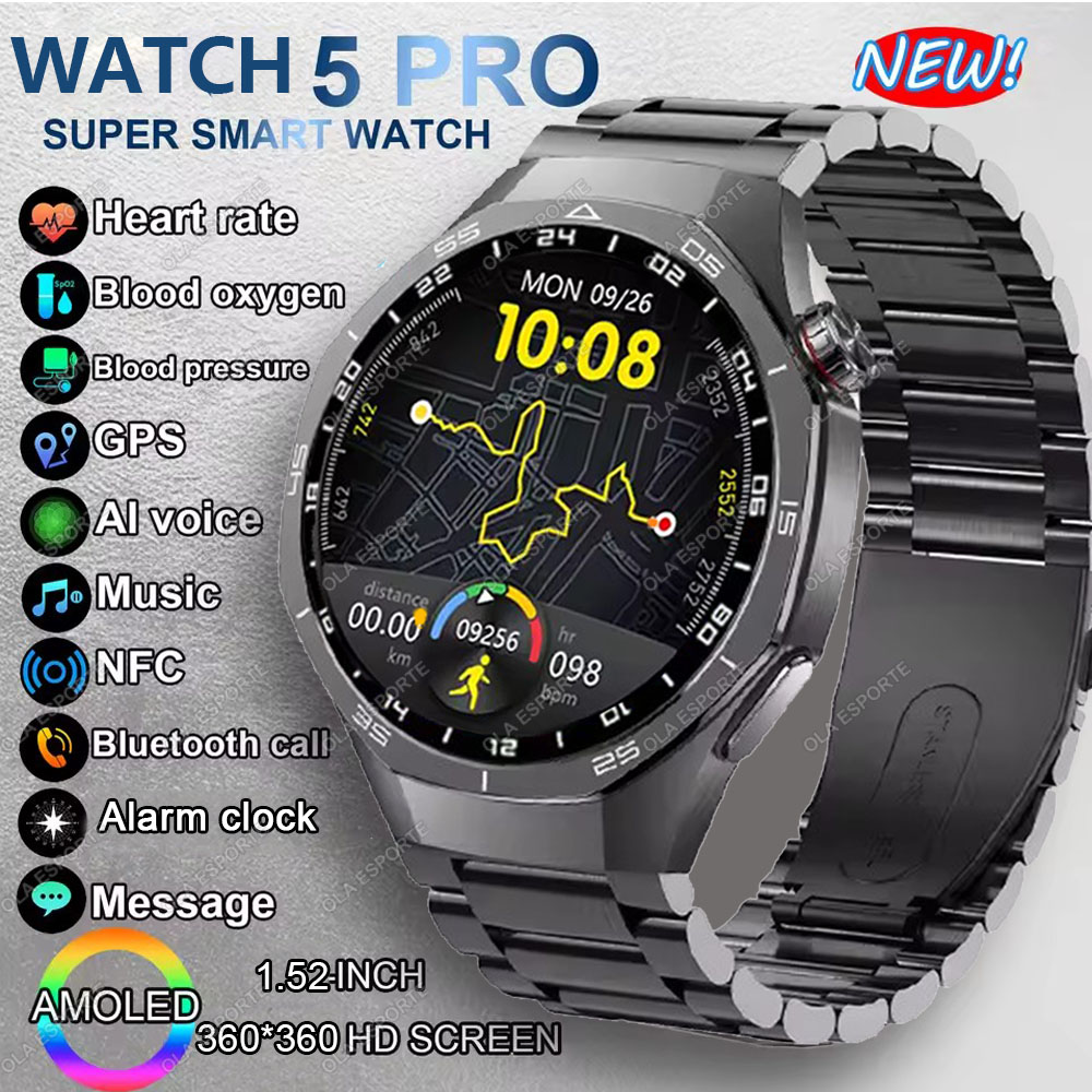 Neue Watch 5 Pro Smartwatch 1, – Women Fashion Zone Bewertung und Preis
