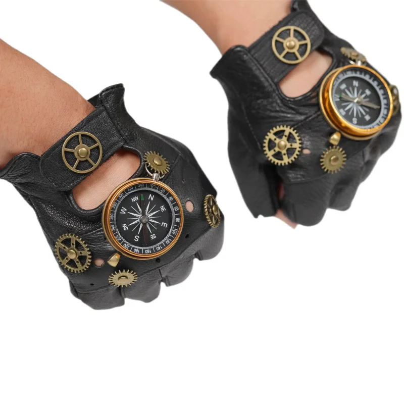 Steampunk PU Leder Fingerlose  – Women Fashion Gloves Bewertung und Preis