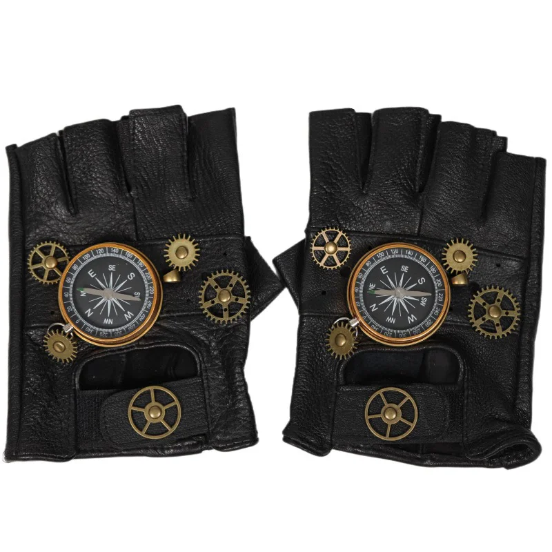 Steampunk PU Leder Fingerlose  – Women Fashion Gloves Bewertung und Preis