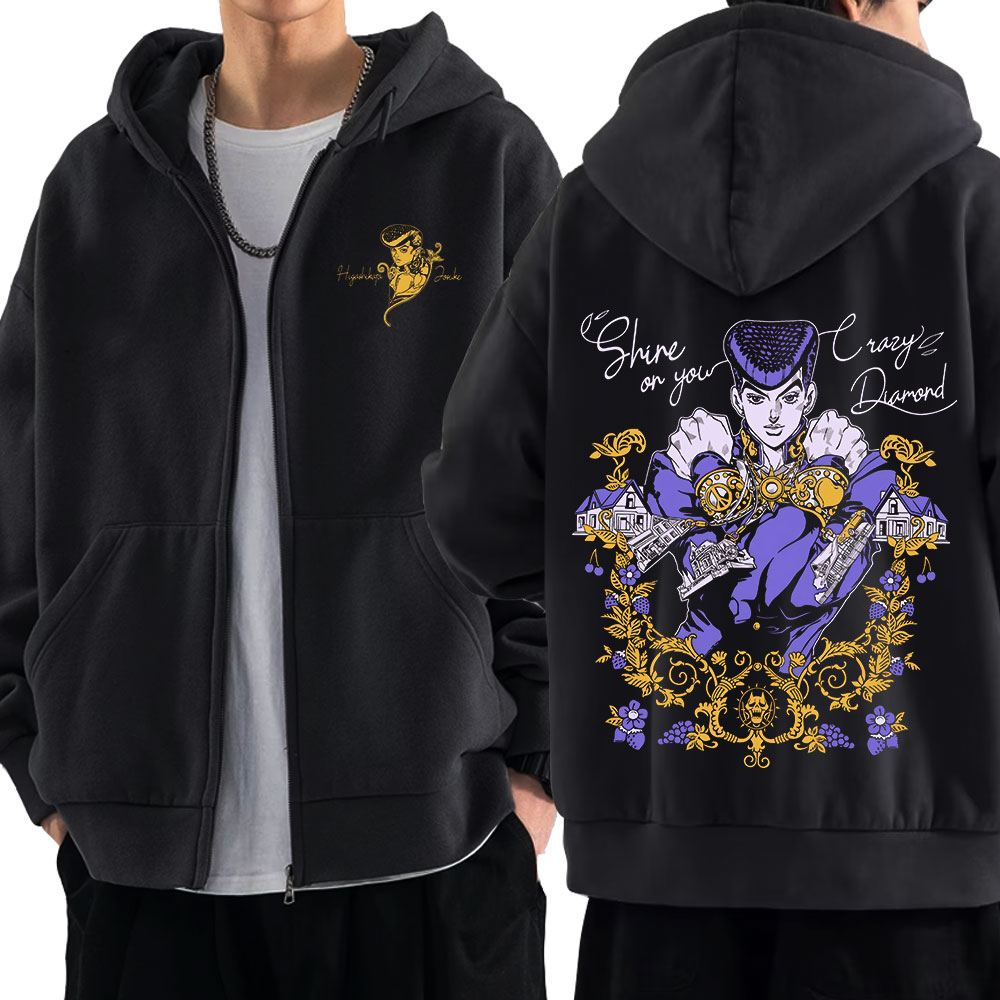 Anime Jojo Bizarre Adventure Z – Women'S Fashion Zip Up Hoodies Bewertung und Preis