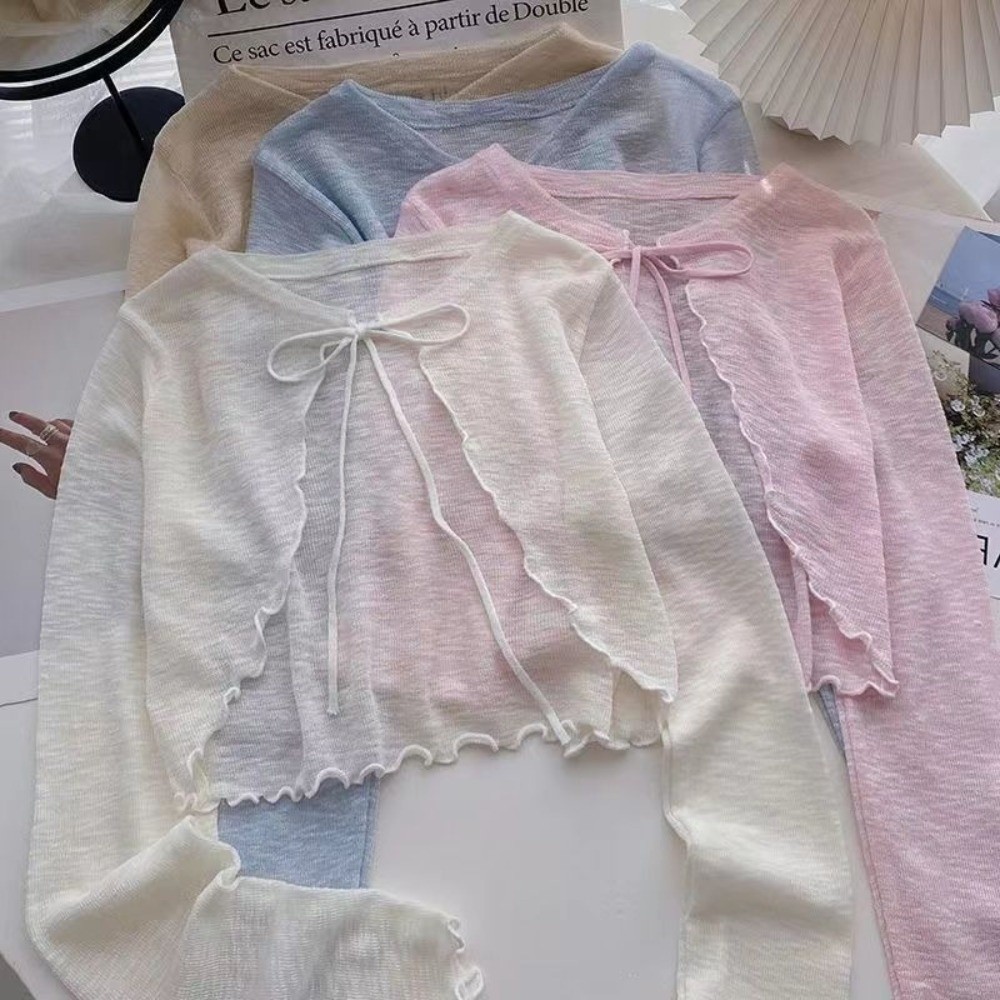 Neue dünne Sonnenschutz-Strick – Women'S Fashion Knitwear Bewertung und Preis