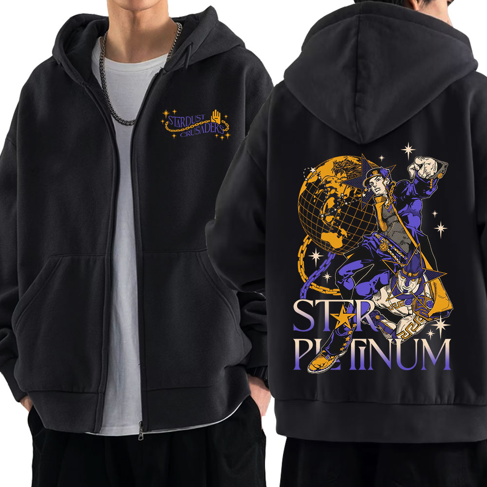 Anime Jojo Bizarre Adventure Z – Women'S Fashion Zip Up Hoodies Bewertung und Preis