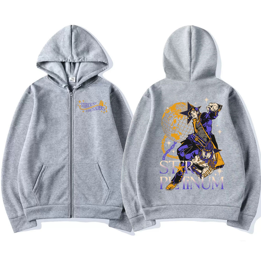 Anime Jojo Bizarre Adventure Z – Women'S Fashion Zip Up Hoodies Bewertung und Preis