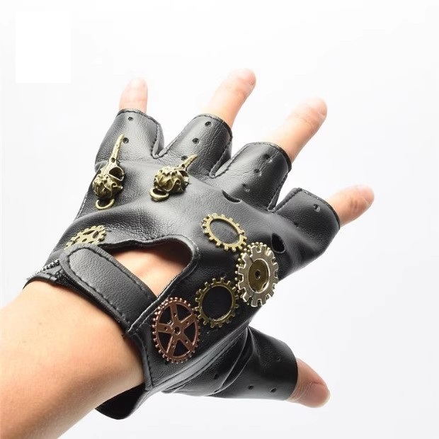 Steampunk PU Leder Fingerlose  – Women Fashion Gloves Bewertung und Preis