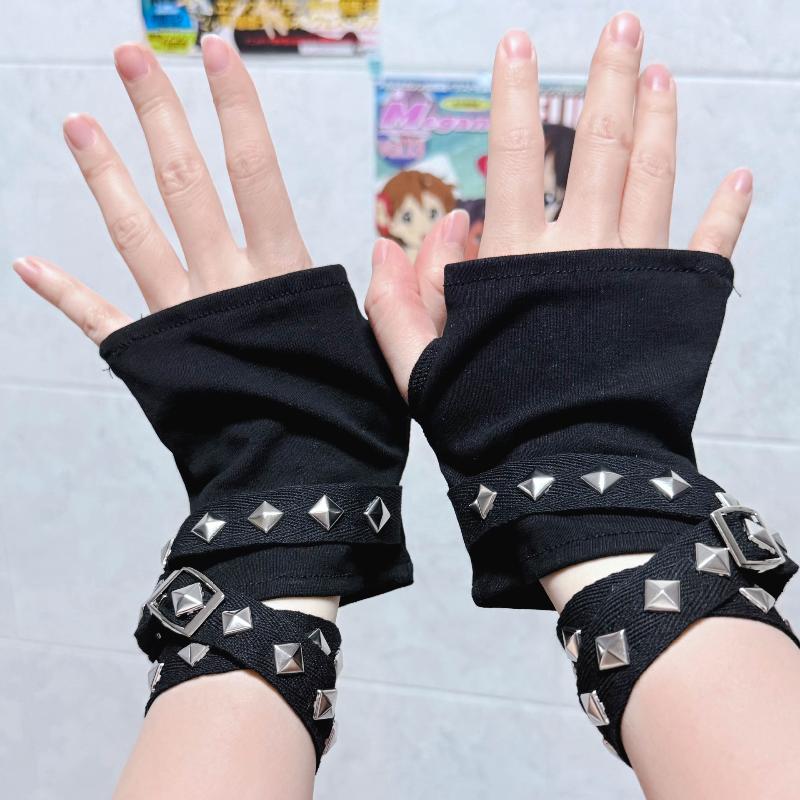 Y2K Gothic Punk Fingerlose Han – Women Fashion Gloves Bewertung und Preis