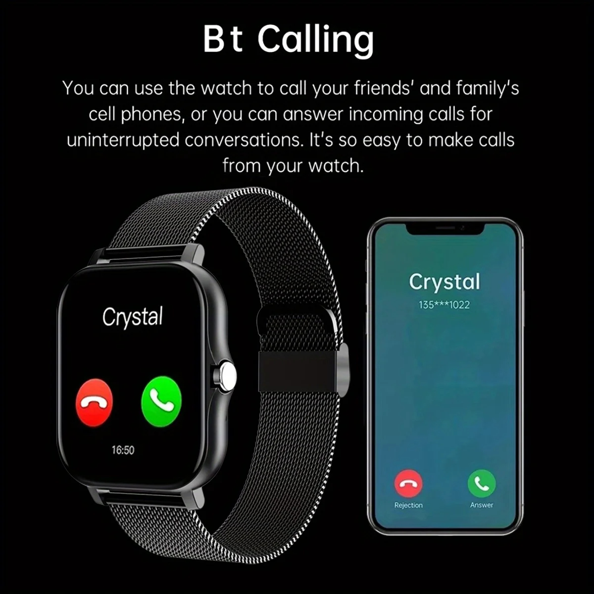 Smart Watch für Android IOS Uh – Women Fashion Zone Bewertung und Preis