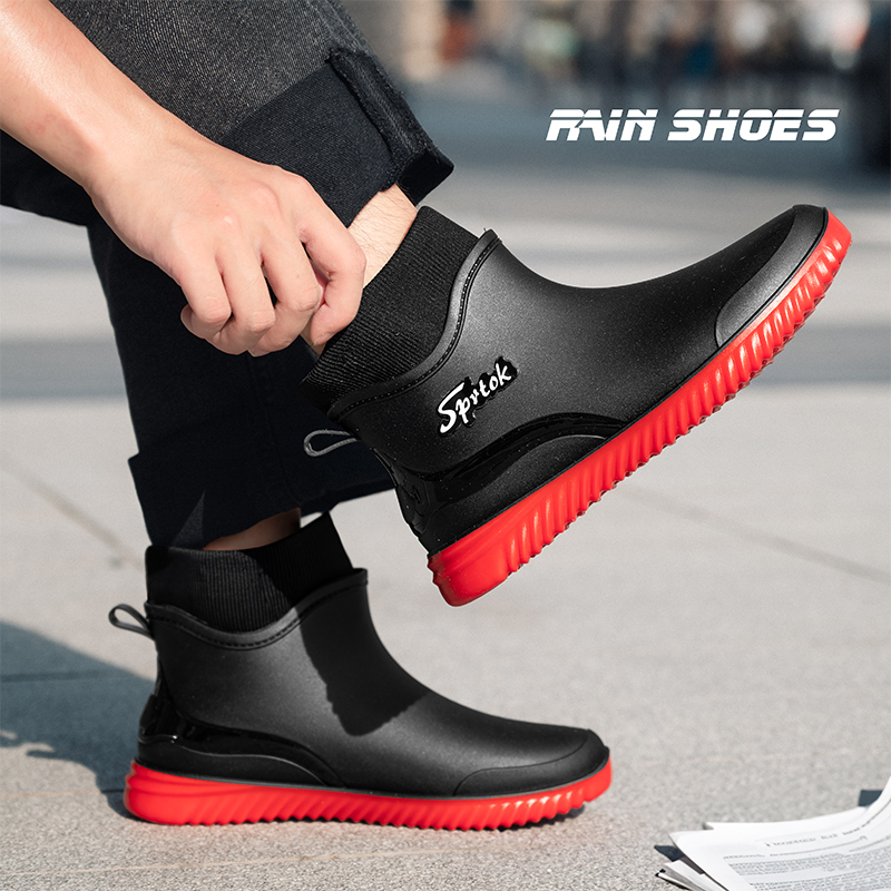 Modische kurze Regenstiefel fü – Women'S Fashion Rain Boots Bewertung und Preis