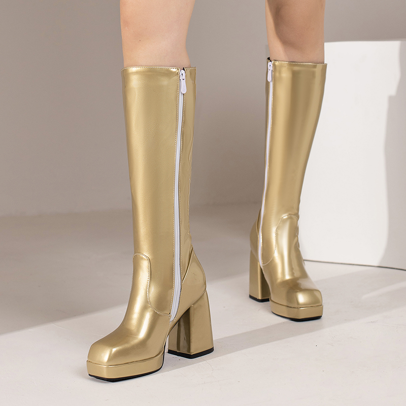 Grüne Winter Frauen Plattform  – Winter Fashion Women Boots Bewertung und Preis