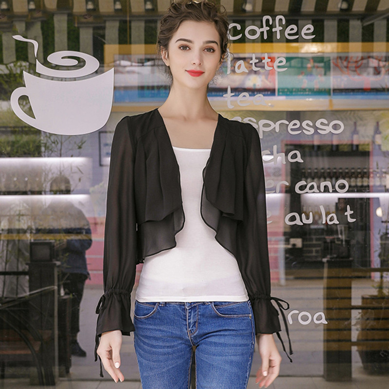 Damen-Mantel aus dünnem Chiffo – Women Fashion Blouse Bewertung und Preis