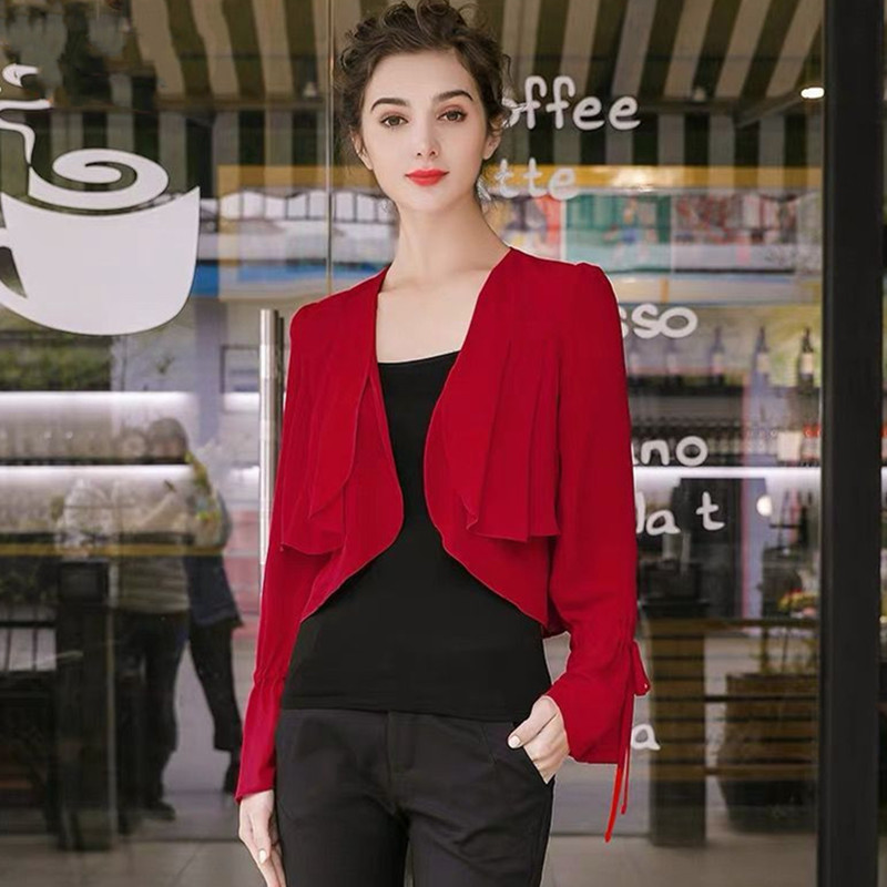 Damen-Mantel aus dünnem Chiffo – Women Fashion Blouse Bewertung und Preis