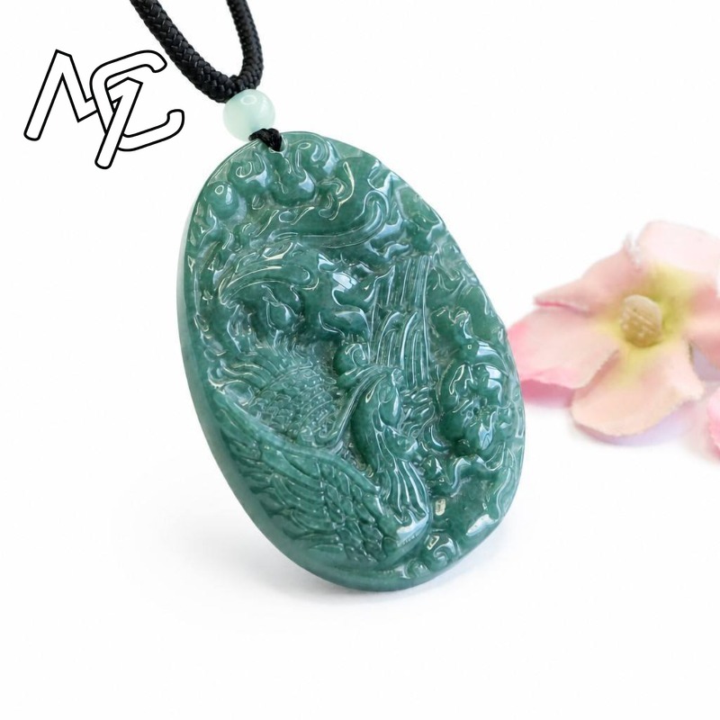 Echter Natürlicher Smaragd-Jad – Women Fashion Necklace Bewertung und Preis