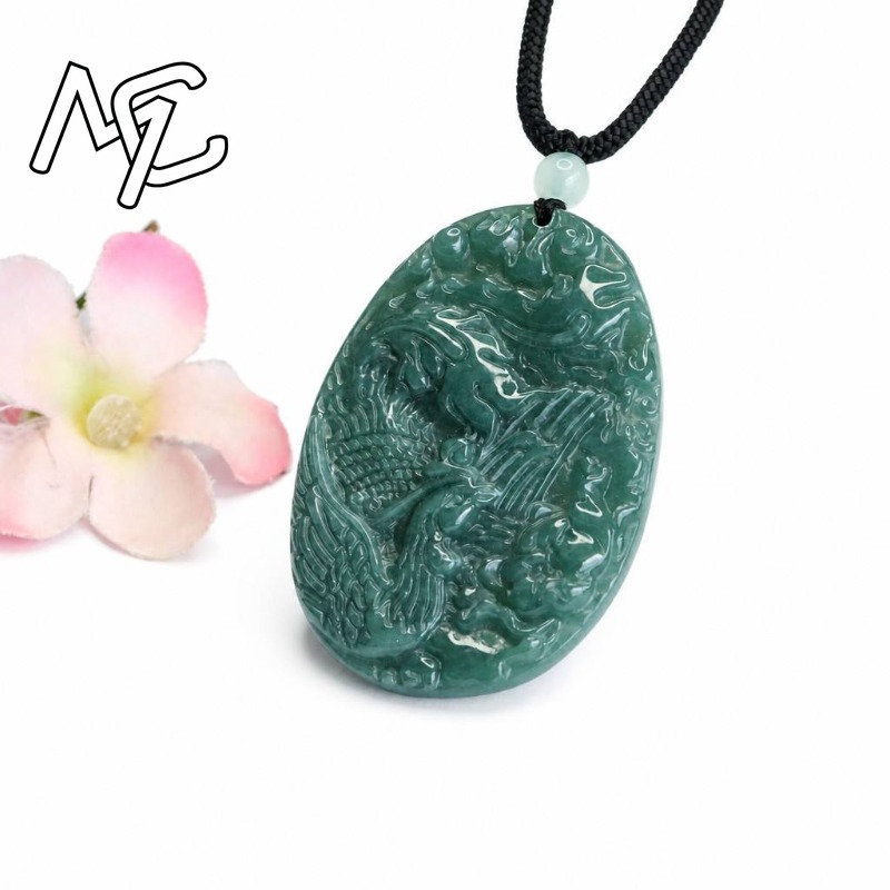 Echter Natürlicher Smaragd-Jad – Women Fashion Necklace Bewertung und Preis