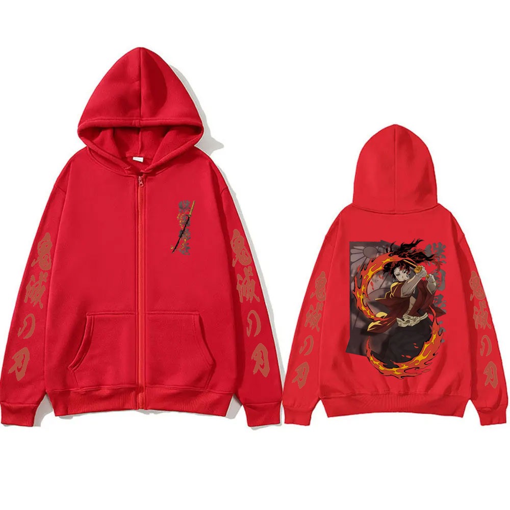 Neue Demon Slayer Tsugikuni Yo – Women'S Fashion Zip Up Hoodies Bewertung und Preis