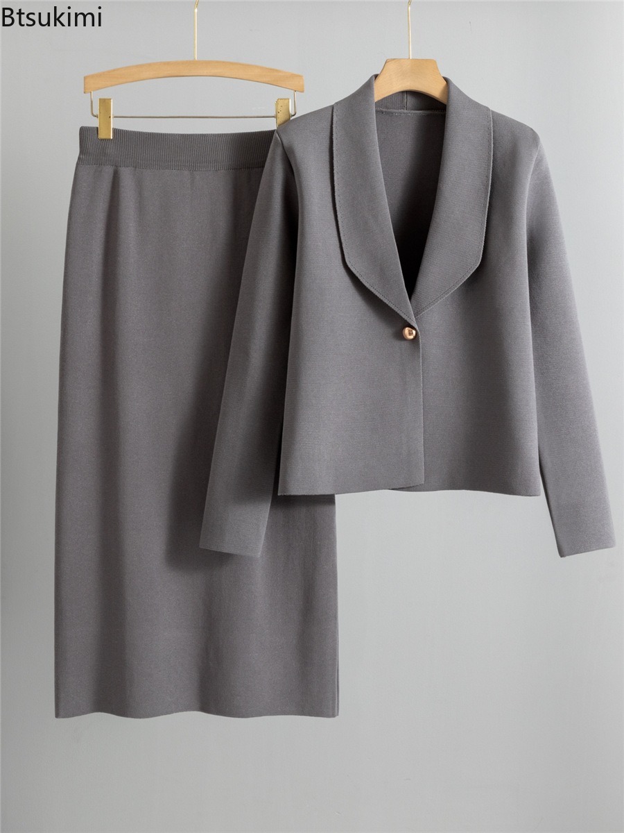Herbst-Winter Strick-Zweiteile – Women'S Fashion Knitwear Bewertung und Preis
