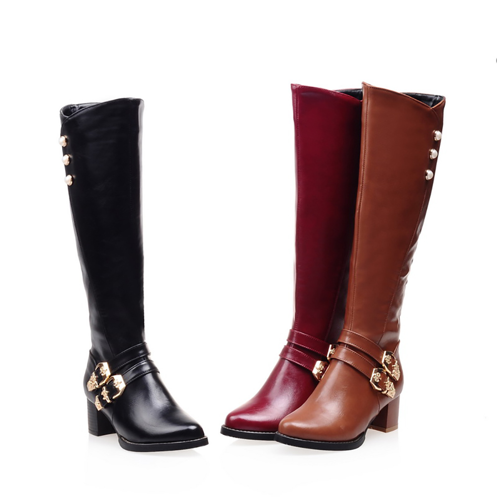 Brandneue Mode rot schwarz Fra – Winter Fashion Women Boots Bewertung und Preis