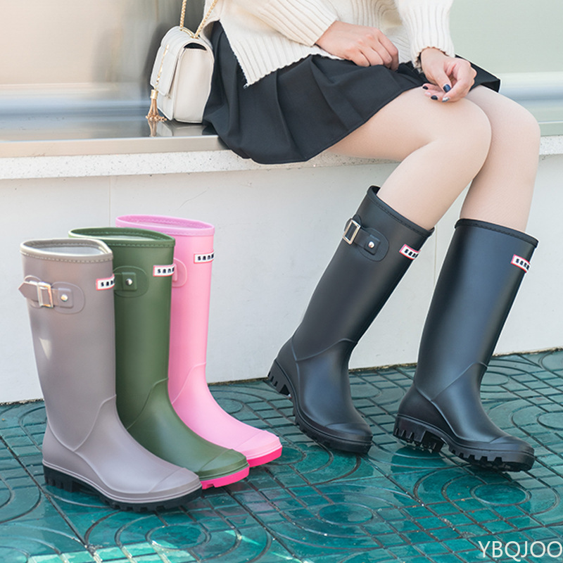 Damen High-End wasserdichte Re – Women'S Fashion Rain Boots Bewertung und Preis