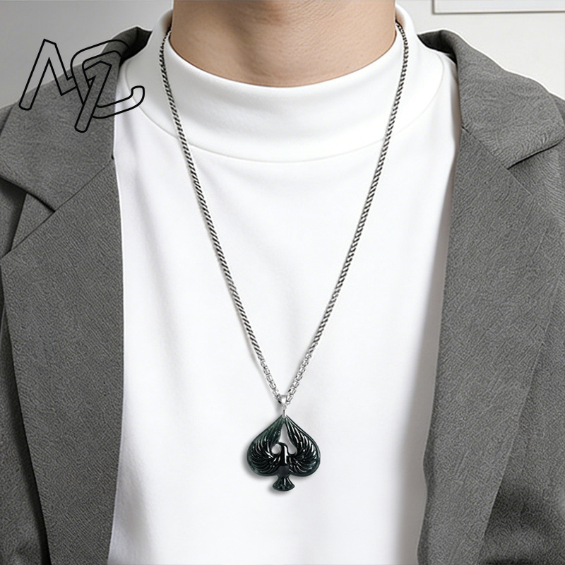 S925 Silber Natürlicher Jade-A – Women Fashion Necklace Bewertung und Preis