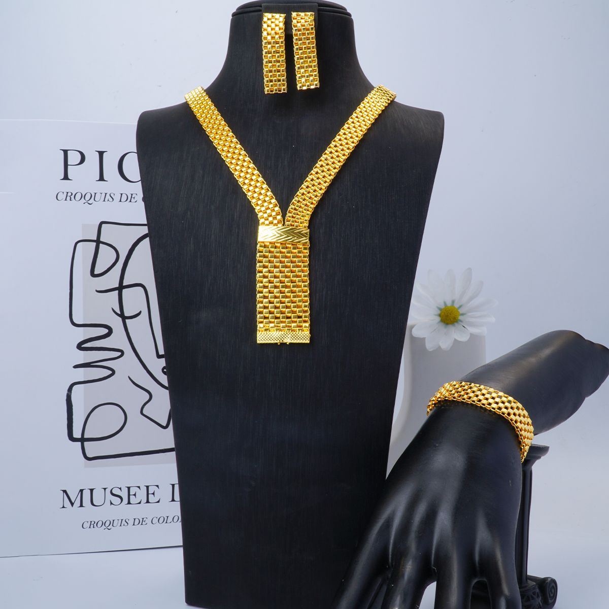 Neues UK 24K vergoldetes Halsk – Women Fashion Uk Bewertung und Preis